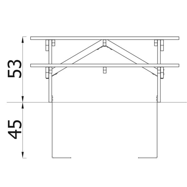 Terra Sitzgruppe M, mit Verankerung
